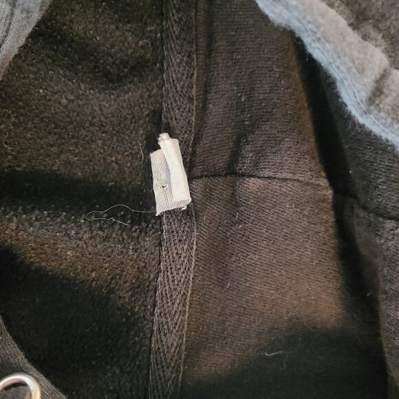 Mr Beast Hoodie L Unisex Black Cotton Blend Front Back Graphics Distressed - Picture 7 of 11